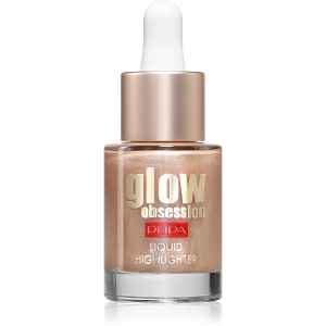 PUPA Milano Glow Obsession Liquid Highlighter tekutý rozjasňovač odstín 002 - Moon Light 13.5 ml