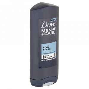 Dove Men+Care Cool Fresh sprchový gel pro muže na tělo a tvář 400 ml