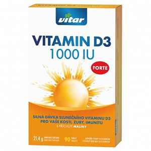 Revital Vitamin D3 Forte 1000 IU tbl.90