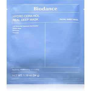 Biodance Hydro Cera-nol Real Deep Mask hydratační pleťová maska se zklidňujícím účinkem 34 g