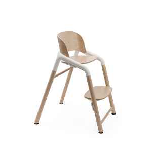 BUGABOO Giraffe Židlička jídelní Neutral wood/White