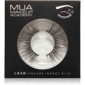 MUA Makeup Academy Lashes Volume Impact umělé řasy typ #110 1 pár