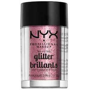NYX Professional Makeup Glitter Goals třpytky na obličej i tělo odstín 02 Rose 2,5 g