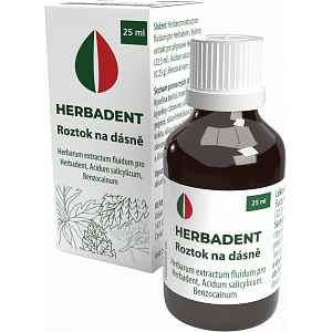 HERBADENT Masážní roztok 25ml