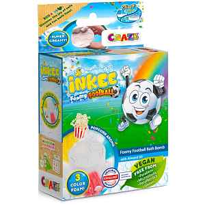 Craze INKEE Foamy Football koupelová bomba pro děti 1 ks