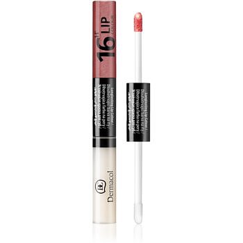 Dermacol 16H Lip Colour dlouhotrvající dvoufázová barva a lesk na rty odstín 05  4,8 g