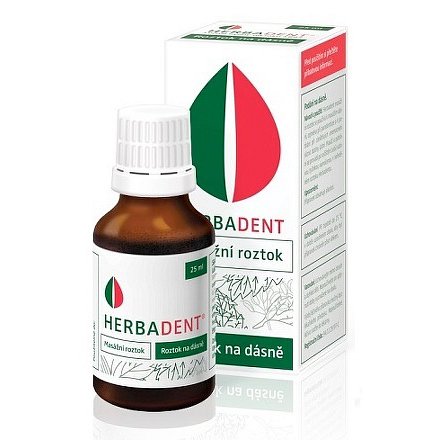 HERBADENT Masážní roztok 25ml