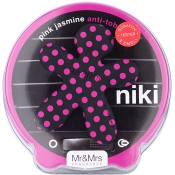 Mr & Mrs Fragrance Niki Pink Jasmine vůně do auta plnitelná