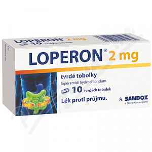 Loperon cps por.cps.dur.10x2mg - lék proti průjmu