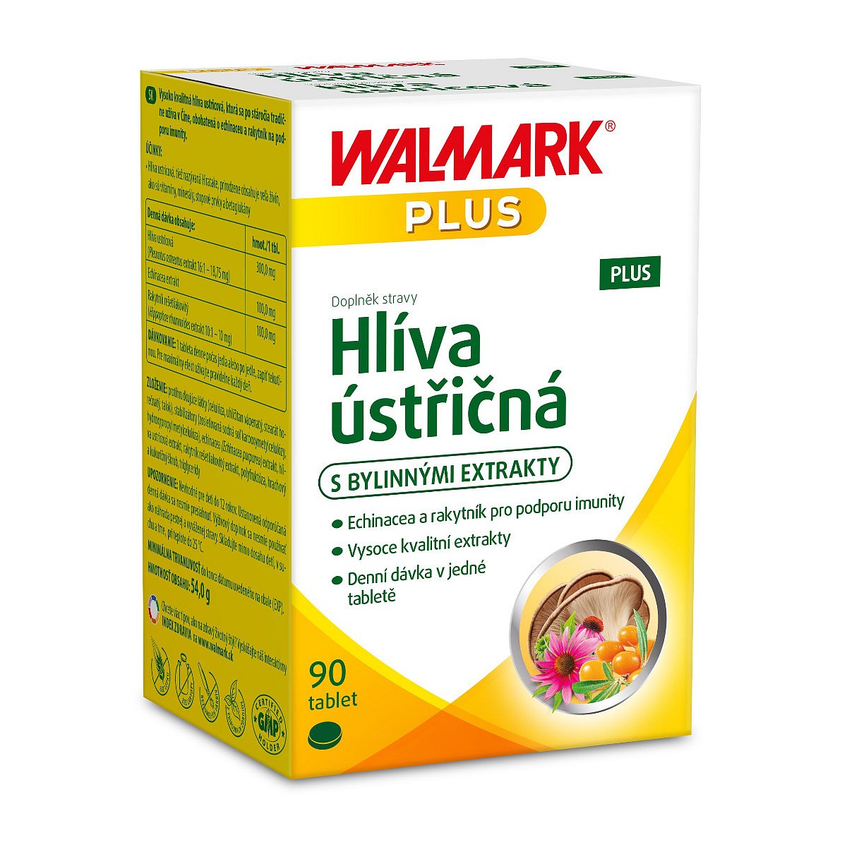 Walmark Hlíva ústřičná PLUS 90 tablet