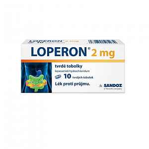 Loperon cps por.cps.dur.10x2mg - lék proti průjmu