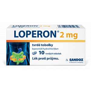 Loperon cps por.cps.dur.10x2mg - lék proti průjmu