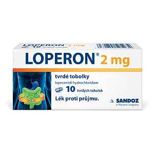 Loperon cps por.cps.dur.10x2mg - lék proti průjmu