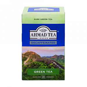 Ahmad Tea Zelený čaj bez kofeinu 20x1,5 g