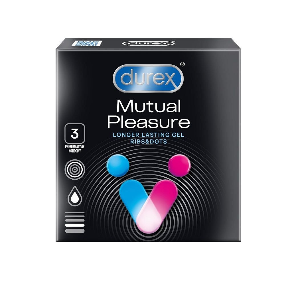 Durex Mutual Pleasure kondomy 3 ks