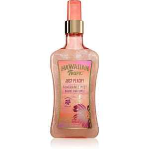 Hawaiian Tropic Perfumes Just Peachy tělový sprej se třpytkami pro ženy 250 ml