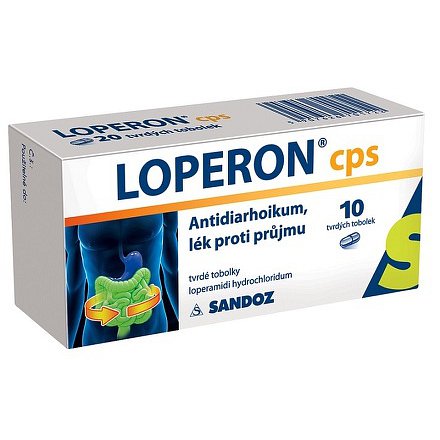 Loperon cps por.cps.dur.10x2mg - lék proti průjmu