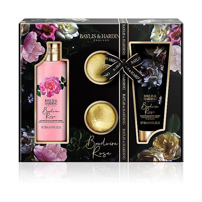 Sada péče o tělo Boudoire Rose 4 ks