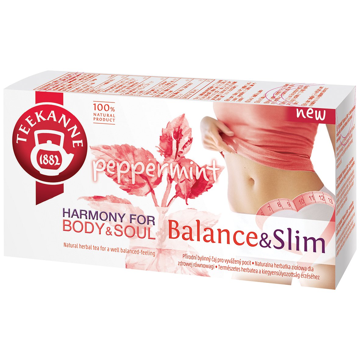 Teekanne Wellness Balance&Slim porcovaný čaj 20x1,6 g