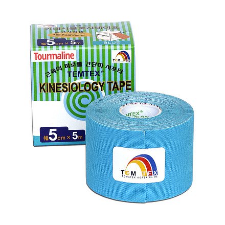 Tejp. TEMTEX kinesio tape Tourmaline modrá 5cmx5m