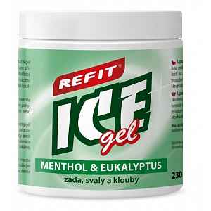 Refit Ice masážní gel s eukalyp.+menthol.230ml