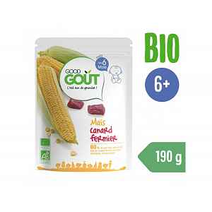 Good Gout BIO Kukuřice s kachním masem 190g