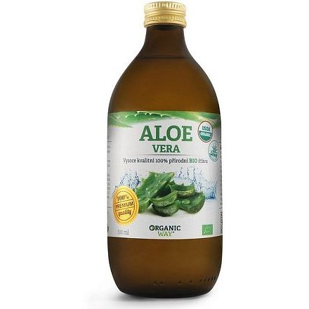 Aloe vera Bio 100% šťáva premium quality 500ml
