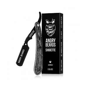 Břitva na holení vousů Angry Beards Shavette Garrigue - černá (SHAVETTA-GARRIGUE)