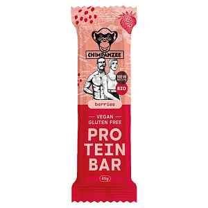 CHIMPANZEE Protein bar berries BIO 45 g