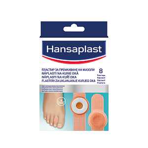 Hansaplast Náplasti na kuří oka 8 ks