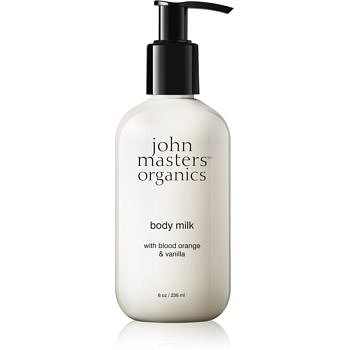 John Masters Organics Blood Orange & Vanilla tělové mléko s hydratačním účinkem 236 ml