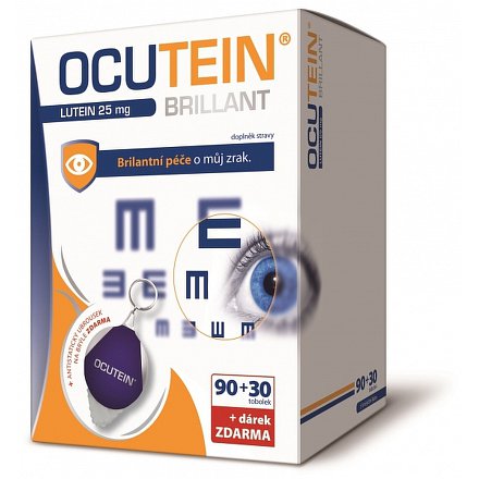 Ocutein Brillant Lutein 25 mg DaVinci 90+30 tobolek + dárek