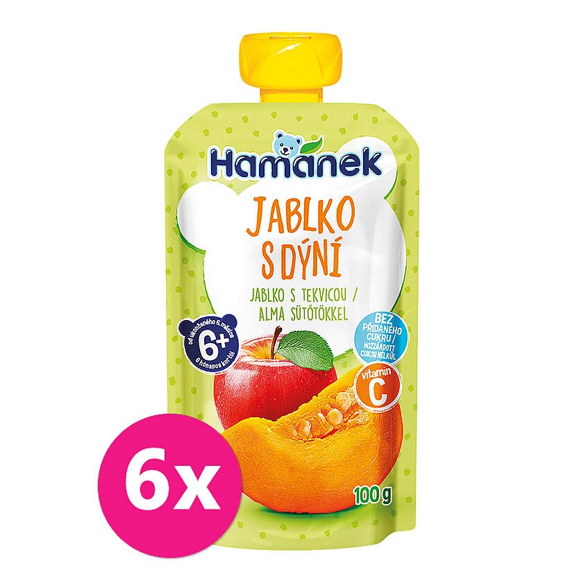 6x HAMÁNEK Jablko s dýní 100 g