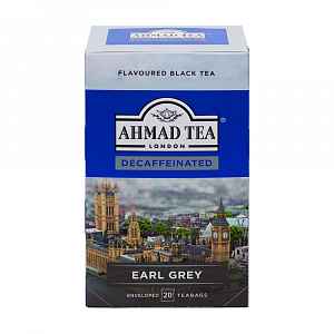 Ahmad Tea Earl Grey černý čaj bez kofeinu 20x2 g