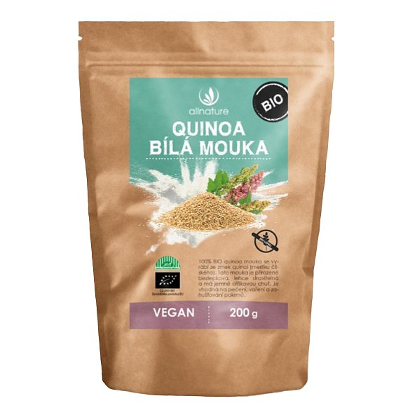 Allnature Quinoa bílá mouka BIO 200g