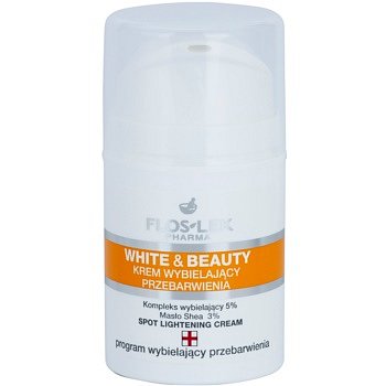 FlosLek Pharma White & Beauty bělicí krém pro lokální ošetření  50 ml