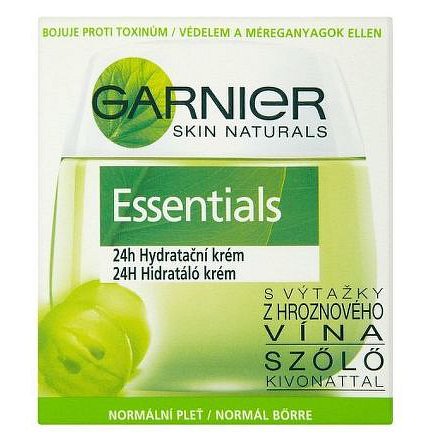 Garnier Skin Naturals Essentials 24h hydratační krém s výtažky z hroznů pro normální pleť 50ml