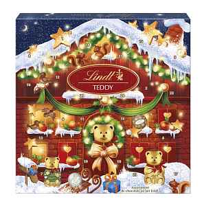 Lindt Adventní kalendář Teddy 124 g
