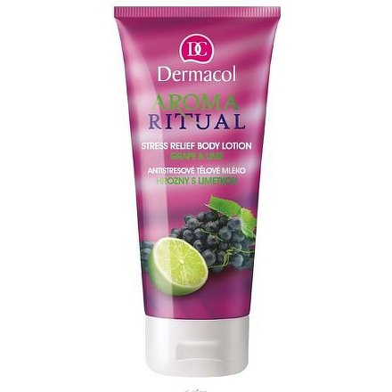 Dermacol Aroma Ritual tělové mléko hrozny a limetka 200 ml