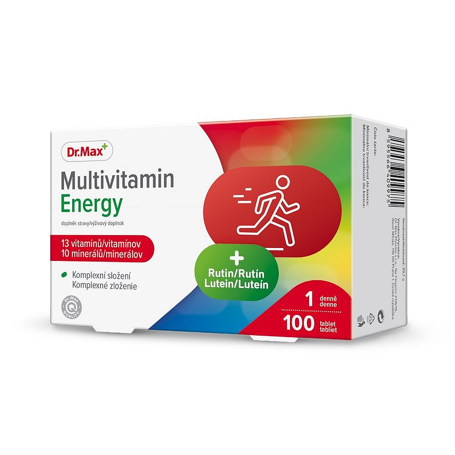 Dr.Max Multivitamin Energy 100 tablet srovnání cen Leano.cz
