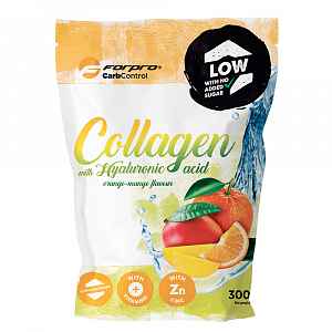 ForPro Kolagen s kyselinou hyaluronovou 300 g pomeranč-mango
