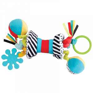 Manhattan Toy wimmer chrastítko s kousátkem Zaggles