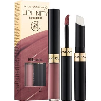Max Factor Lipfinity dlouhotrvající rtěnka s balzámem odstín 015  Etheral