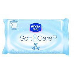 NIVEA Baby čist.ubrousky Soft&Care 63ks č.86244