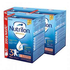 NUTRILON Mléko batolecí 3 Advanced od uk. 12. měsíce 3x1000g