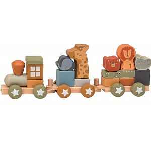 2Kids Toys Dřevěný vláček se zvířátky