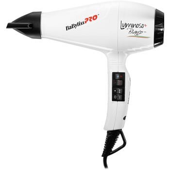 BaByliss PRO Luminoso+ profesionální fén na vlasy s ionizační funkcí Bianco BAB6360IE "450 g"