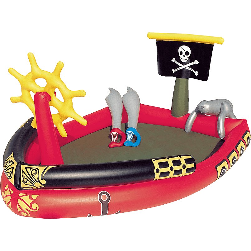 BESTWAY Nafukovací bazén - pirátská loď, 190 x 140 x 96 cm - Bestway 53041 Pirate Pool 190x140x96 cm