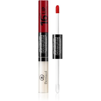 Dermacol 16H Lip Colour dlouhotrvající dvoufázová barva a lesk na rty odstín 04  4,8 g