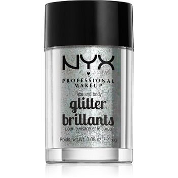 NYX Professional Makeup Glitter Goals třpytky na obličej i tělo odstín 07 Ice 2,5 g